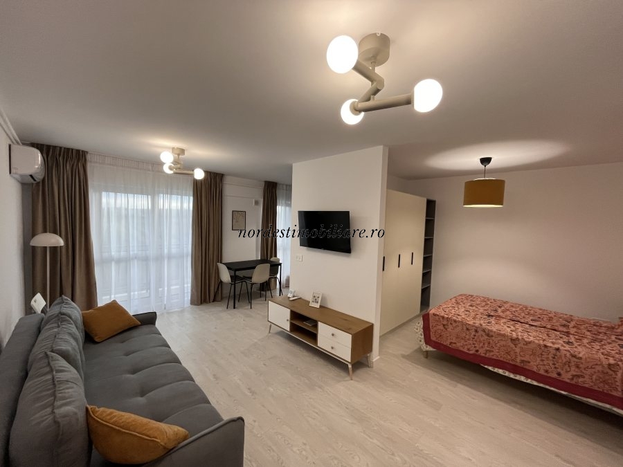 Studio+ de închiriat – Lapis Residence Iași | 50 mp | Etaj 3 | Prima închiriere | Loc de parcare inc