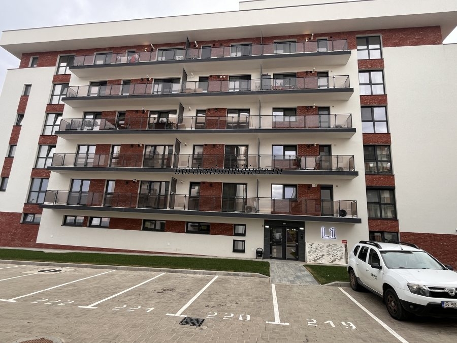 Studio+ de închiriat – Lapis Residence Iași | 50 mp | Etaj 3 | Prima închiriere | Loc de parcare inc