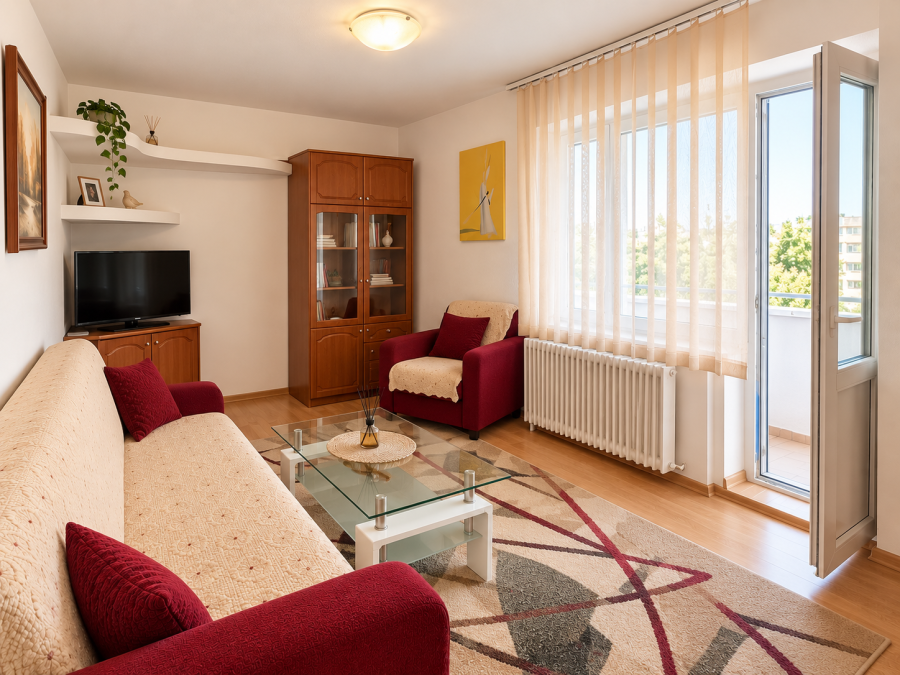 Apartament 3 camere decomandat de vânzare – Păcurari, la bulevard